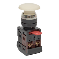 Кнопка AEA-22 Грибок белая NO+NC EKF pbn-aea-w