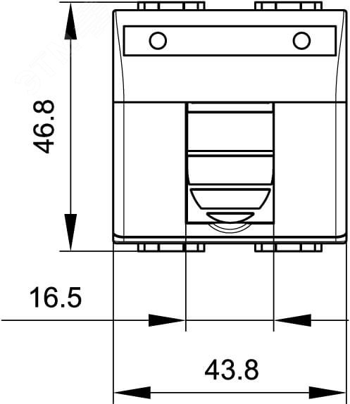BRAVA Розетка компьютерная RJ45 категория 5е разъем PcNet DKC 76655B