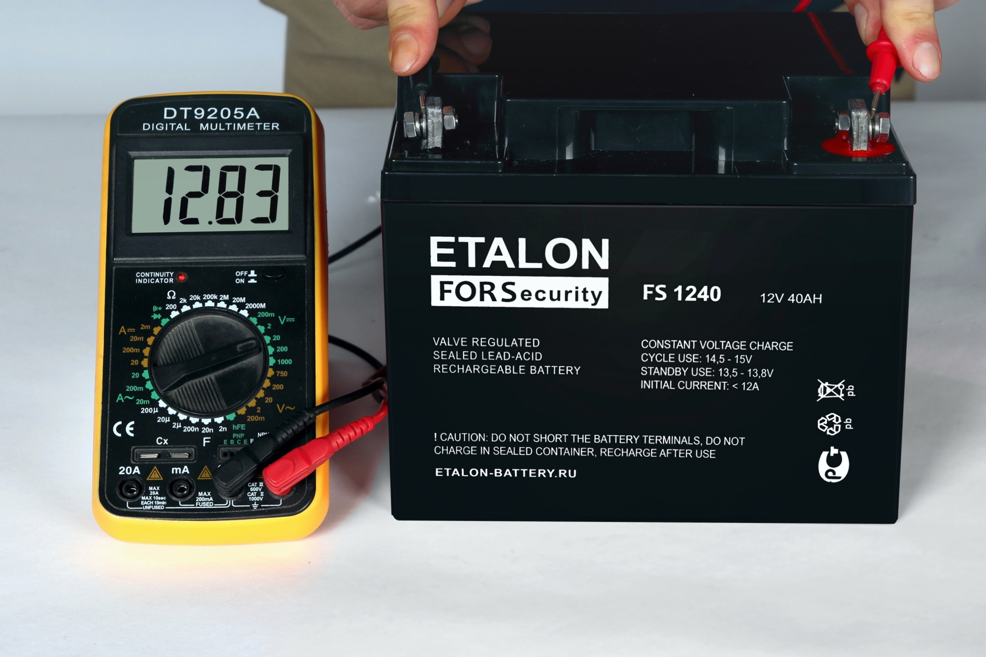 Аккумулятор FS 12В 40Ач ETALON BATTERY FS 1240 100-12/40S
