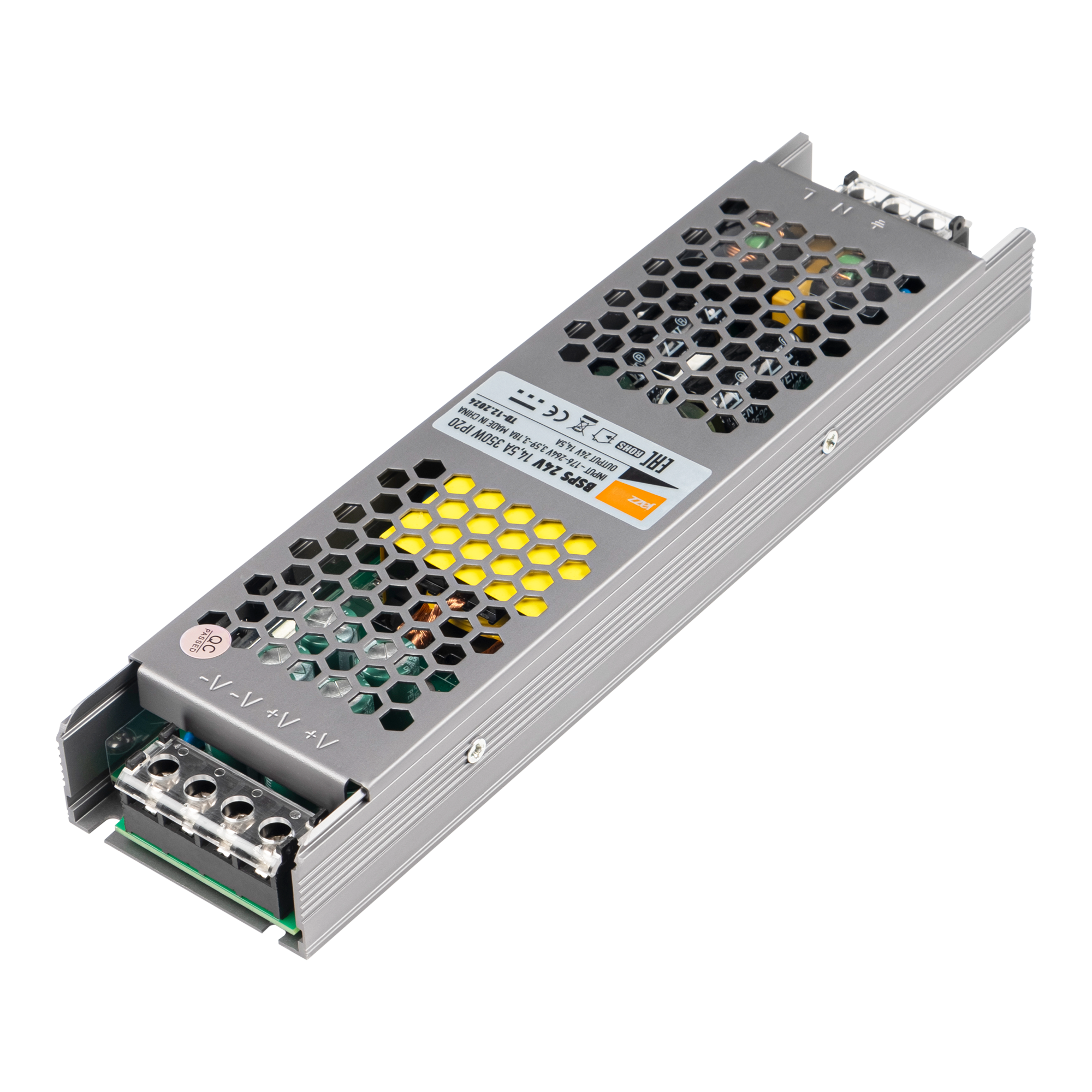 Драйвер светодиодный LED 24V 14.6A=350W IP20 3г.гар.Jazzway JazzWay 5024298