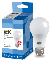 Лампа светодиодная LED 13вт Е27 дневной ECO IEK LLE-A60-13-230-65-E27