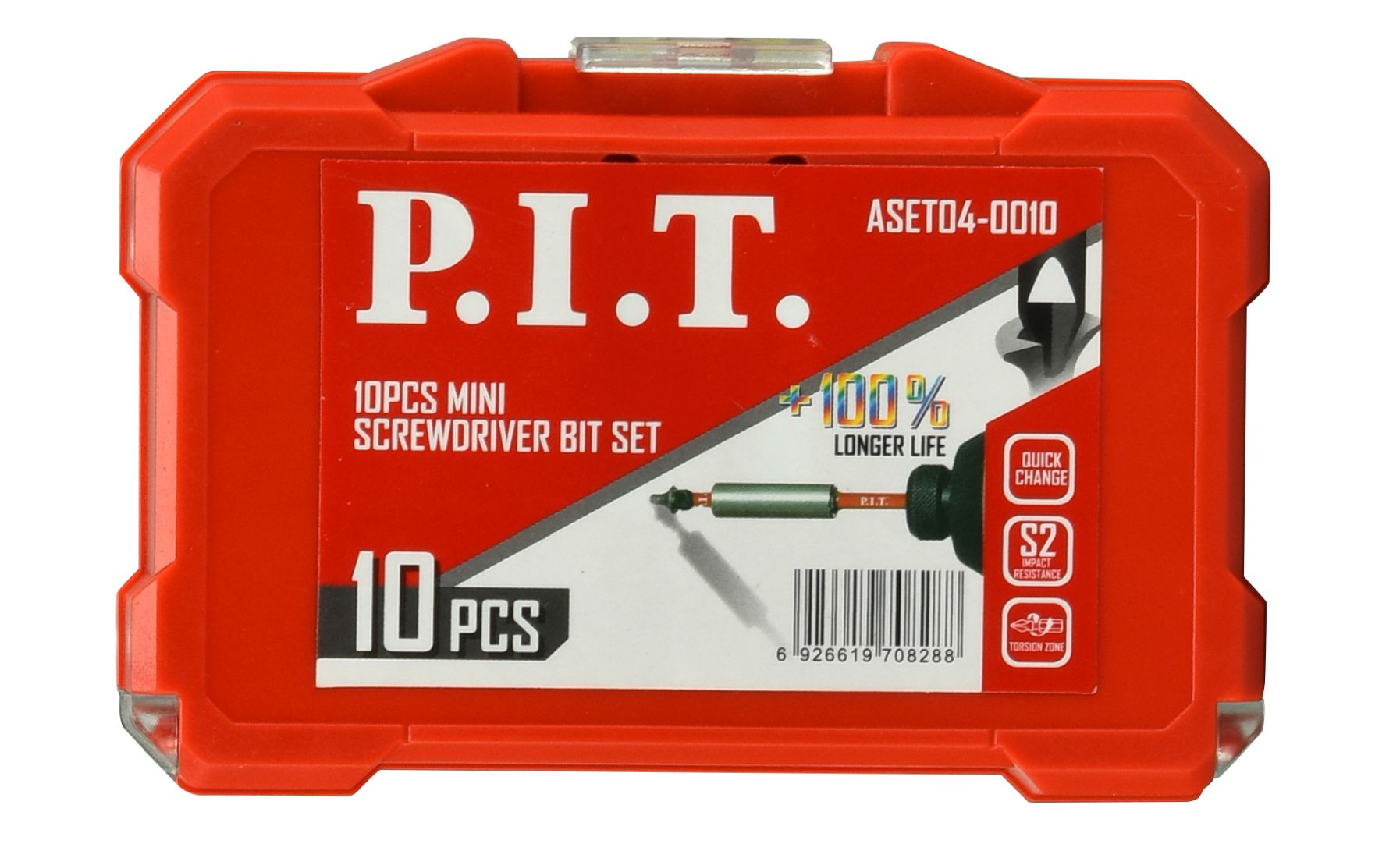 Набор бит   10шт P.I.T. ASET04-0010