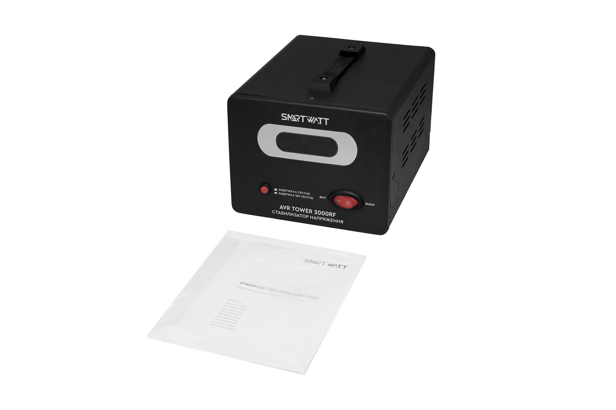Стабилизатор напряжения напольный, 2 кВА SMARTWATT AVR TOWER 2000RF 4512020370008
