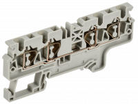 ARMAFIX Клемма пружинная CX4-3 4мм2 трехконтактная серая IEK AF-CT40-00-3-K03-004