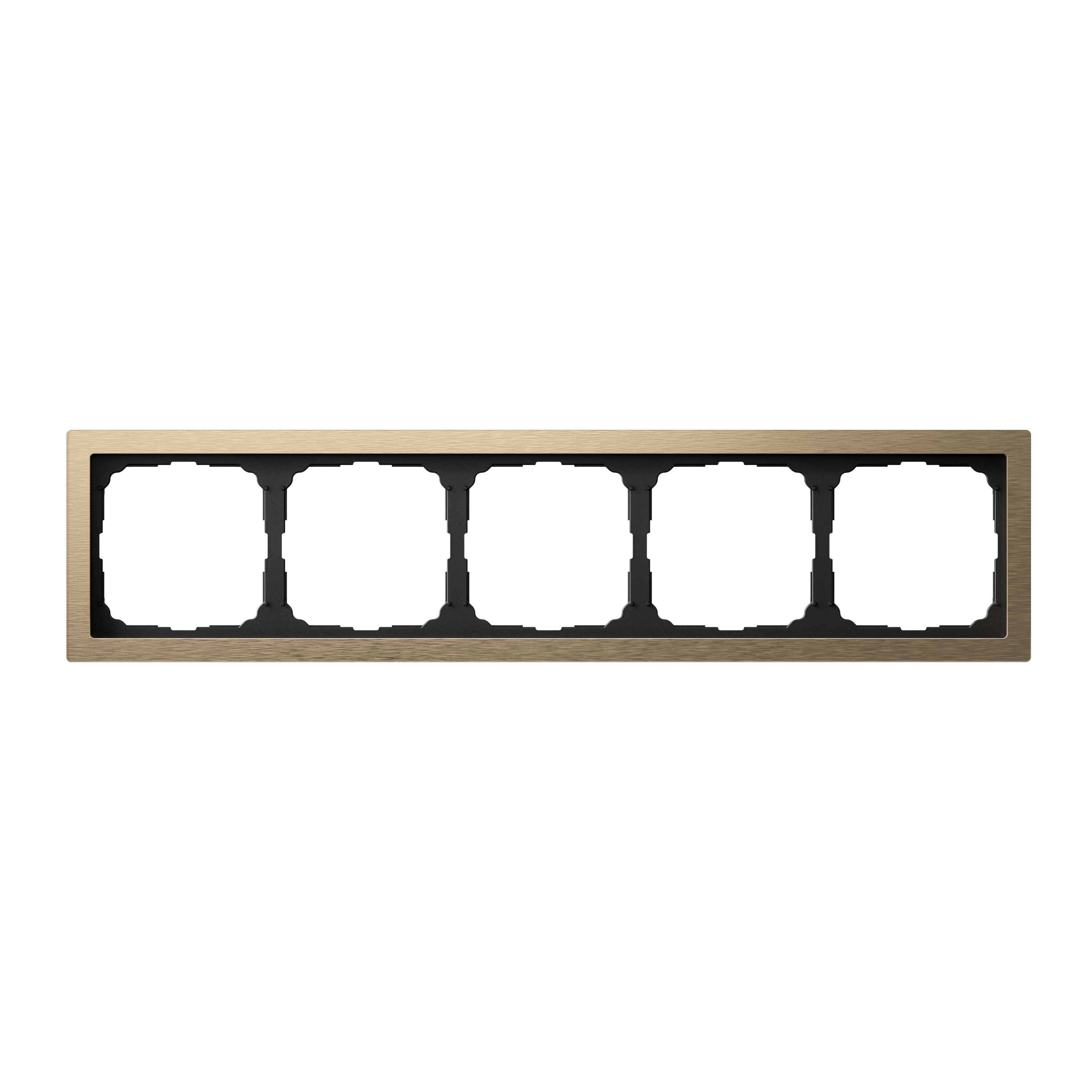 ARTGALLERY PURE 5-постовая РАМКА, МЕТАЛЛ ЛАТУНЬ Systeme Electric GAL312205