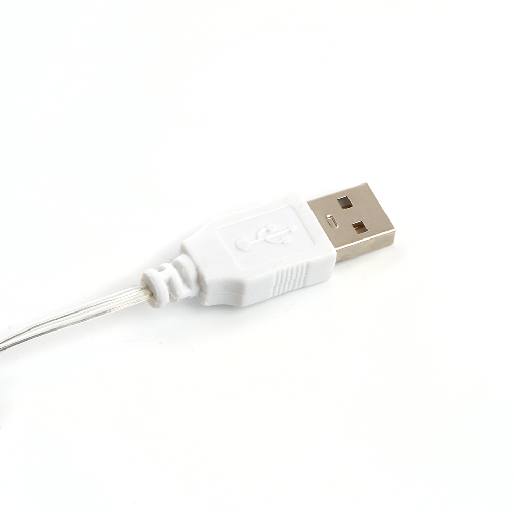 Гирлянда линейная Роса LED 2700К 10 м USB FERON CL576 48186