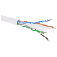 Витая пара U/UTP 4 пары CAT 6 нг(А)-HF белый коробка 305м DKC RN6UUK01WH