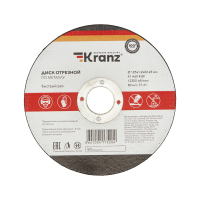 Диск отрезной по металлу 125х1.2х22.23 мм Kranz KR-90-0913