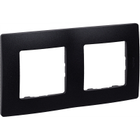 ETIKA Рамка 2 поста антрацит Legrand 672582