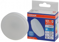 Лампа светодиодная LED 12Вт GX53 6500К 960Лм спот 220В (замена 100Вт) OSRAM LEDVANCE 4099854185939 4099854185939*