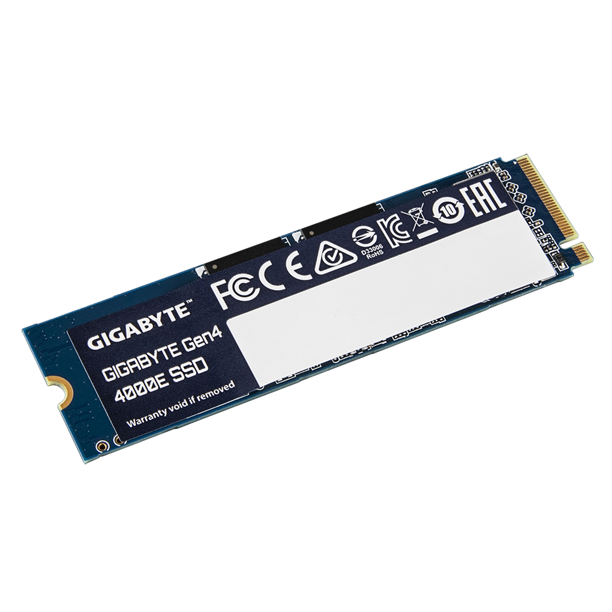 Накопитель SSD M.2 2280 500GB Gen4 4000E, PCIe 4.0x4, NVMe 1.4, 3600/3000 Мб/с GIGABYTE G440E500G 169760