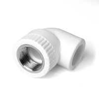 Угольник 25x1/2' ВР комбинированный, полипропиленовый, белый PRO AQUA PA26012P