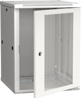 Шкаф LINEA W 12U 600x600 мм дверь перфорированная RAL7035 ITK LWR3-12U66-PF