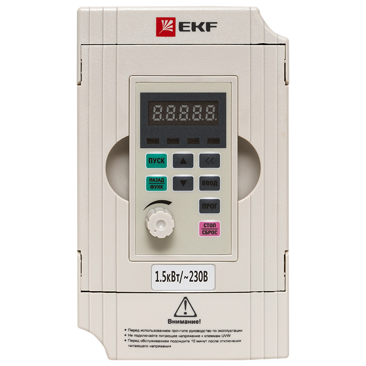 Преобразователь частоты 1.5/2.2кВт 1х230В VECTOR-100 EKF VT100-1R5-1B