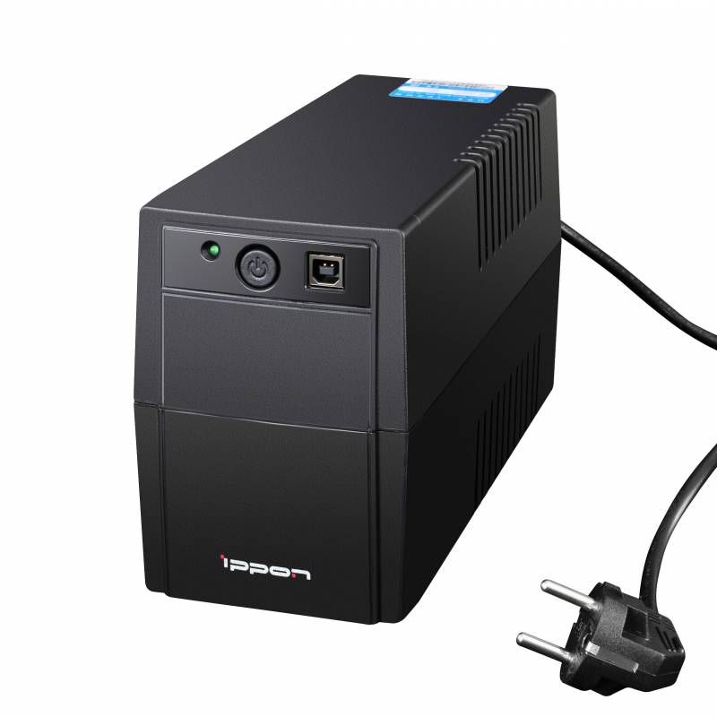 Источник бесперебойного питания Line-interactive Back Basic Euro 850/480 Вт фазы 1/1, Tower 2хSchuko, c АКБ IPPON 403408