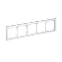 ARTGALLERY PURE 5-постовая РАМКА, МАТОВОЕ ОРГАНИЧЕСКОЕ СТЕКЛО БЕЛЫЙ Systeme Electric GAL330105