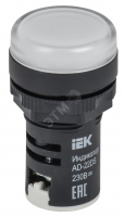 Лампа AD22DS LED матрица 22мм белый 230В IEK BLS10-ADDS-230-K01