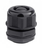Кабельный ввод IP68 M20 с мембраной черный для    кабеля d.6-12mm DKC 52M2012