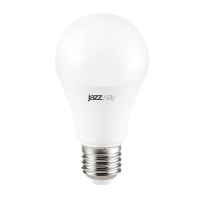 Лампа светодиодная диммируемая LED 12Вт E27 теплый белый матовая груша JazzWay 2855879