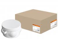 Распаячная коробка ОП D65х40мм, крышка, IP54, 4 входа TDM ELECTRIC SQ1401-0101