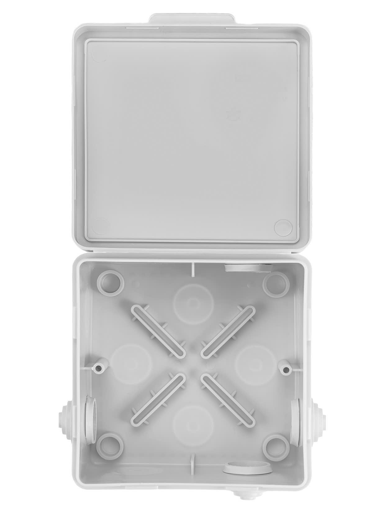 Распаячная коробка ОП 100х100х55мм, крышка, IP54, 8 входов инд. штрихкод TDM ELECTRIC SQ1401-0513