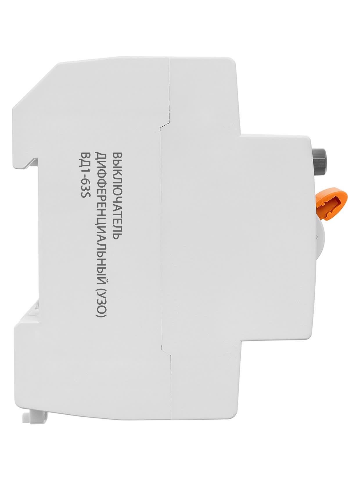 Устройство защитного отключения ВД1-63S двухполюсное 63А 100мА TDM ELECTRIC SQ0203-0060