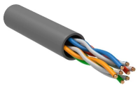 Витая пара U/UTP кат 5 CCA 4 пары PVC 305м серый GENERICA Generica BC1-C504-111-305-G
