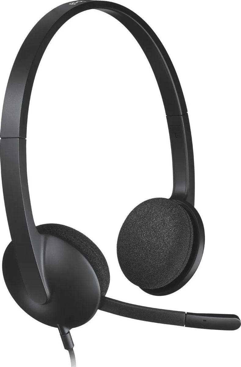 Наушники H340 для контактных центров, накладные, проводные USB Logitech 981-000509