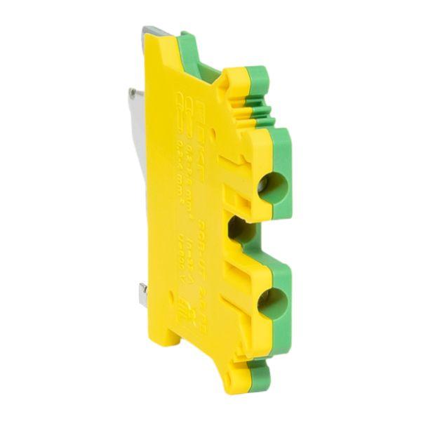 Клеммная колодка винтовая 2.5 UT земля EKF scr-ut-2,5-pe