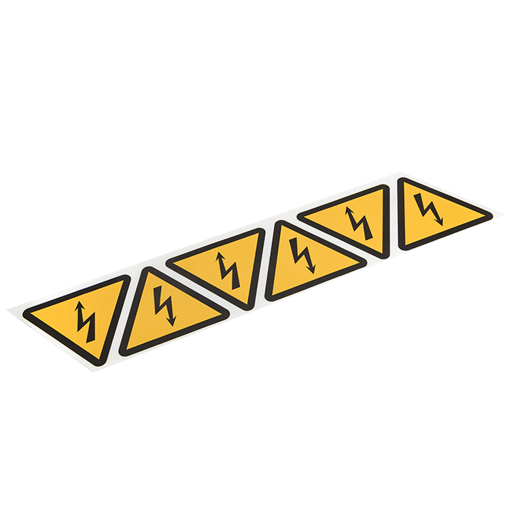 Знак ''молния'' 100х100х100мм (1шт) EKF an-1-01