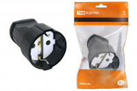 Кабельная розетка 2П+3 16А 250B черная TDM TDM ELECTRIC SQ1806-0132