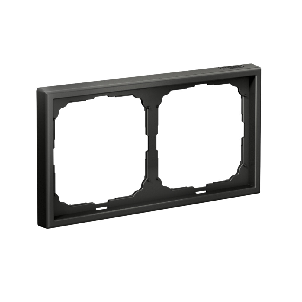 ARTGALLERY рамка 2-постовая, универсальная, базальт Systeme Electric GAL001402