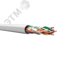 TechnoLAN U/UTP Cat 5e PVC LS нг(А)-LSLTx 4х2х0.52 ТУ 3574-019-53930360-2014 серый СПКБ Техно ЦБ-00027288