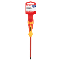 Отвертка шлицевая диэлектрическая SL4 х 100 мм, REXANT 12-4712