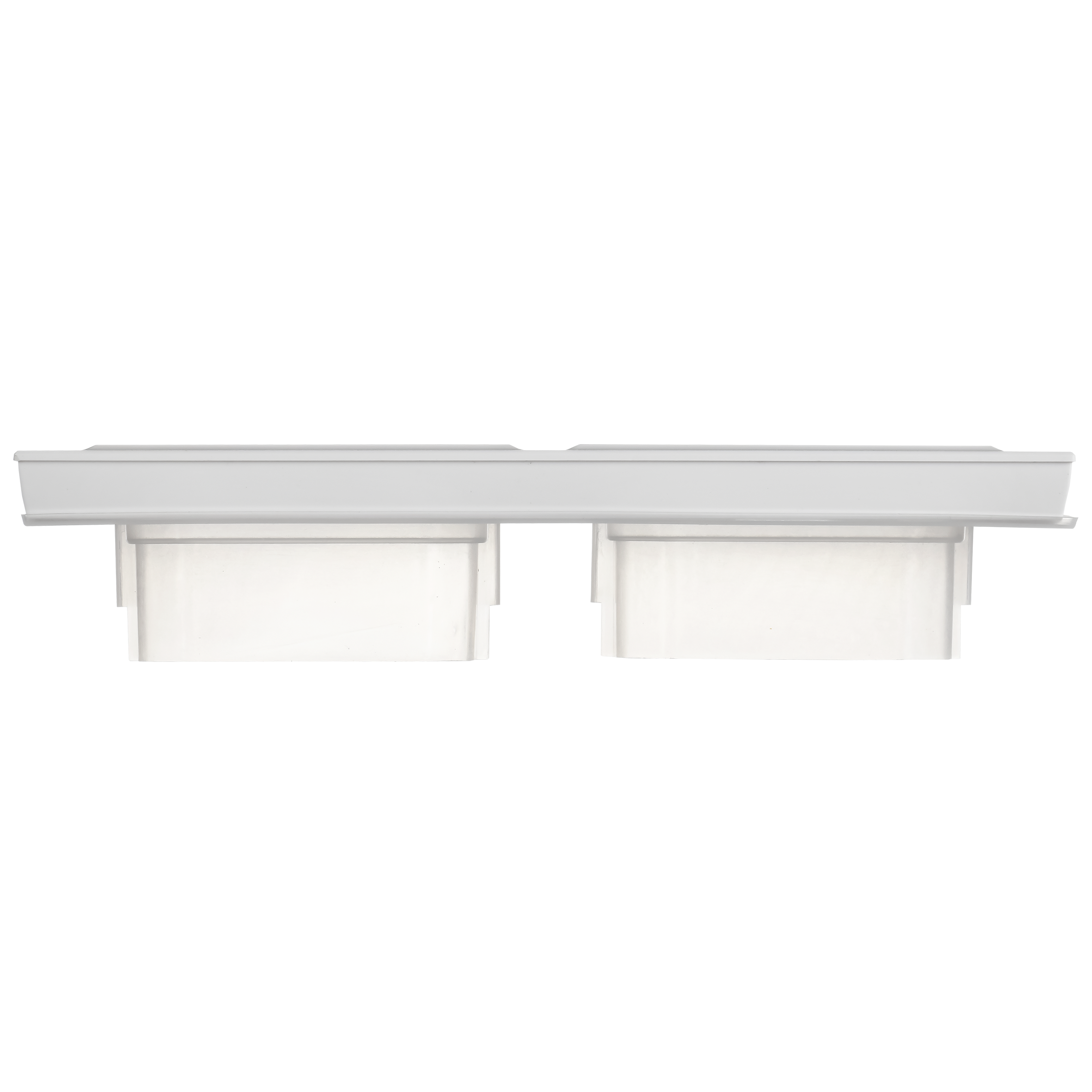 BRITE Рамка 2-местная IP44 РУ-2-БрАБ-44 арктический белый IEK BR-M22-44-K91
