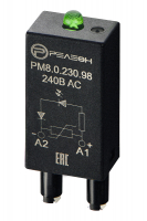 Модуль индикации и защиты, LED + Варистор, 240В AC/DC Релеон PM8023098