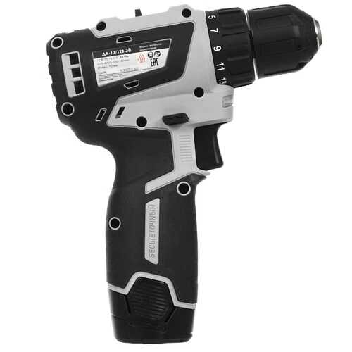 Шуруповерт аккумуляторный бесщеточный ДА-10/12В МиниМАКС  (АКБ, 2500 мАч) (в картонной упаковке) Интерскол 757.2.2.43