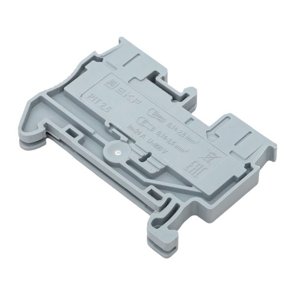 Клеммная колодка пружинная 2,5 Push-in серая EKF PIT-2,5