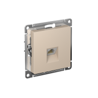 ATLASDESIGN РОЗЕТКА компьютерная RJ45, кат. 5Е, механизм, ПЕСОЧНЫЙ Systeme Electric ATN001283