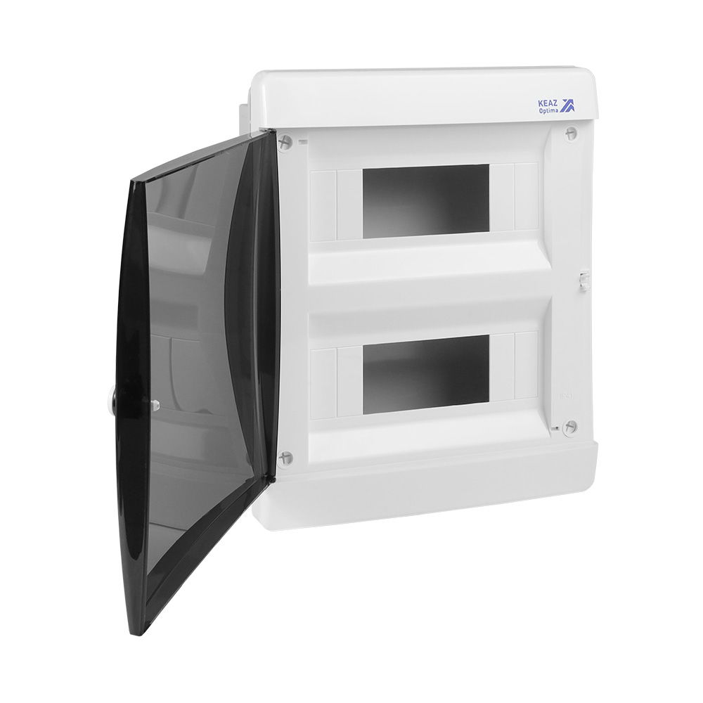 Щит распределительный встраиваемый пластиковый ЩРВ-п-18 OptiBox P-CVK-1-18-IP41 КЭАЗ 145781