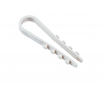 Дюбель-хомут для круглого кабеля белый 11-18Jazzway (100 шт/уп) JazzWay 5054806