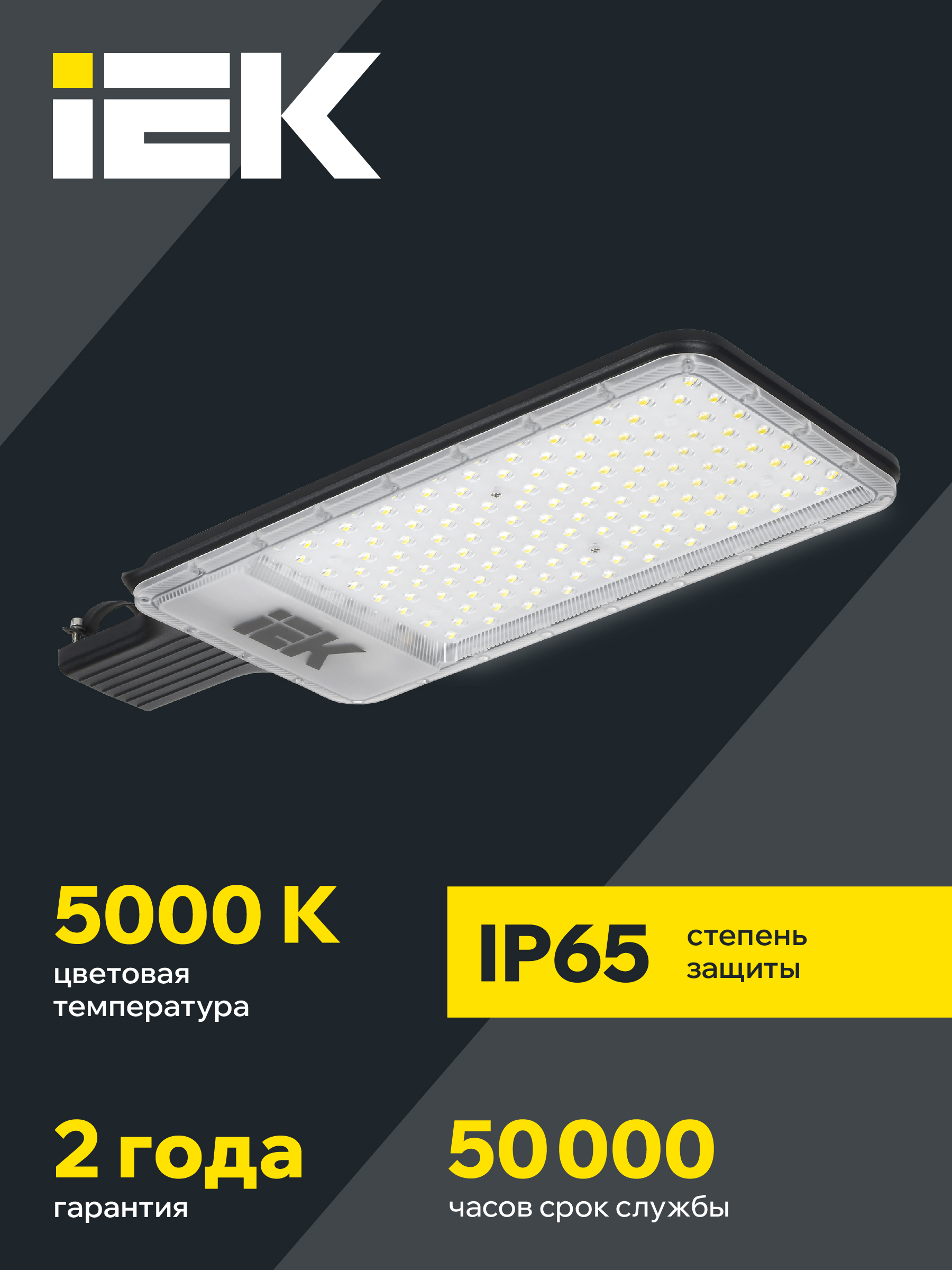 Светильник светодиодный консольный ДКУ 1011-200Ш 5000К IP65 IEK LT-DKU1-1011-200-50-K03