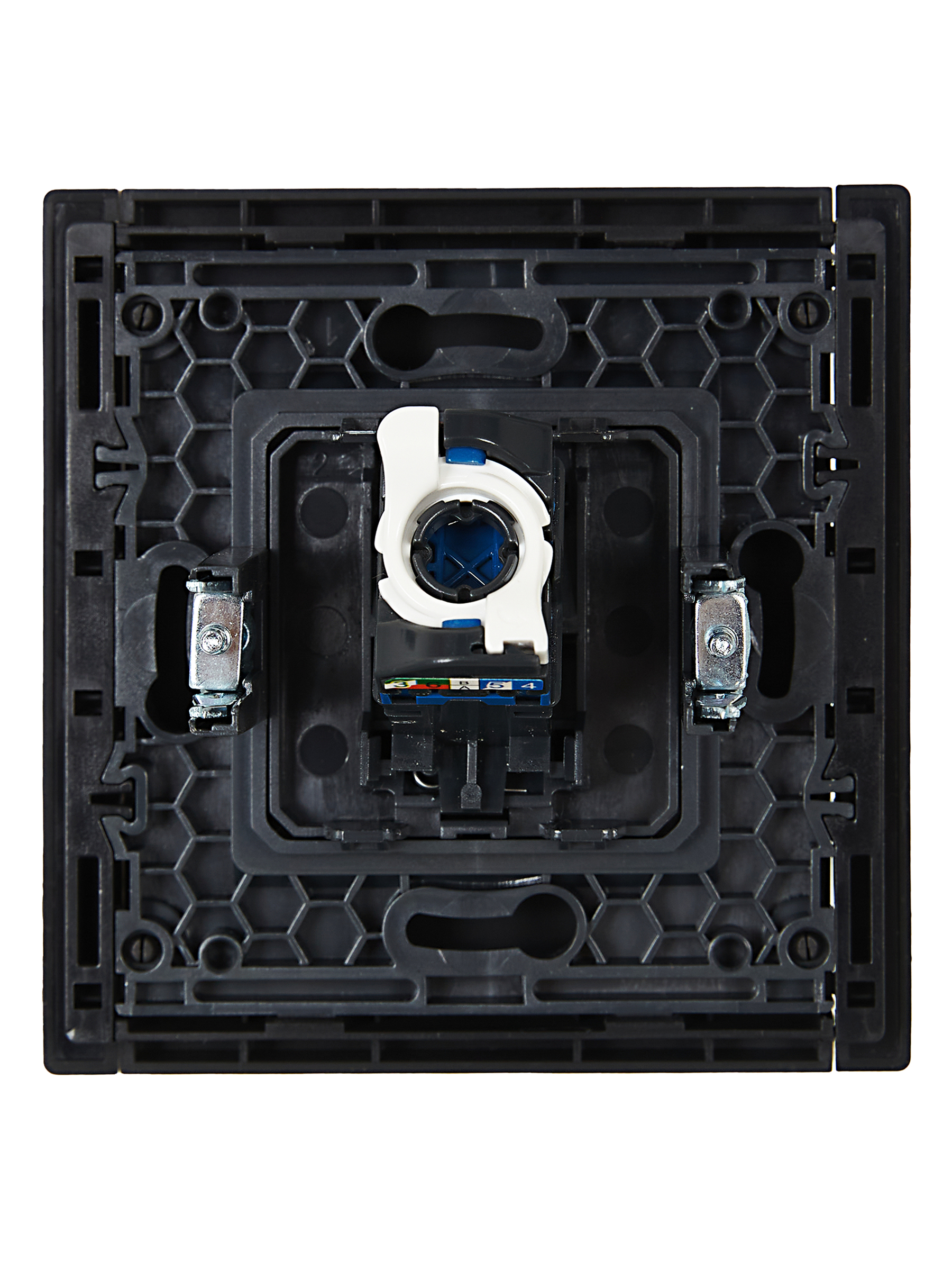 FORTE&PIANO Розетка компьютерная RJ45 кат.6 FP131 черный IEK FP-K10-2-K02