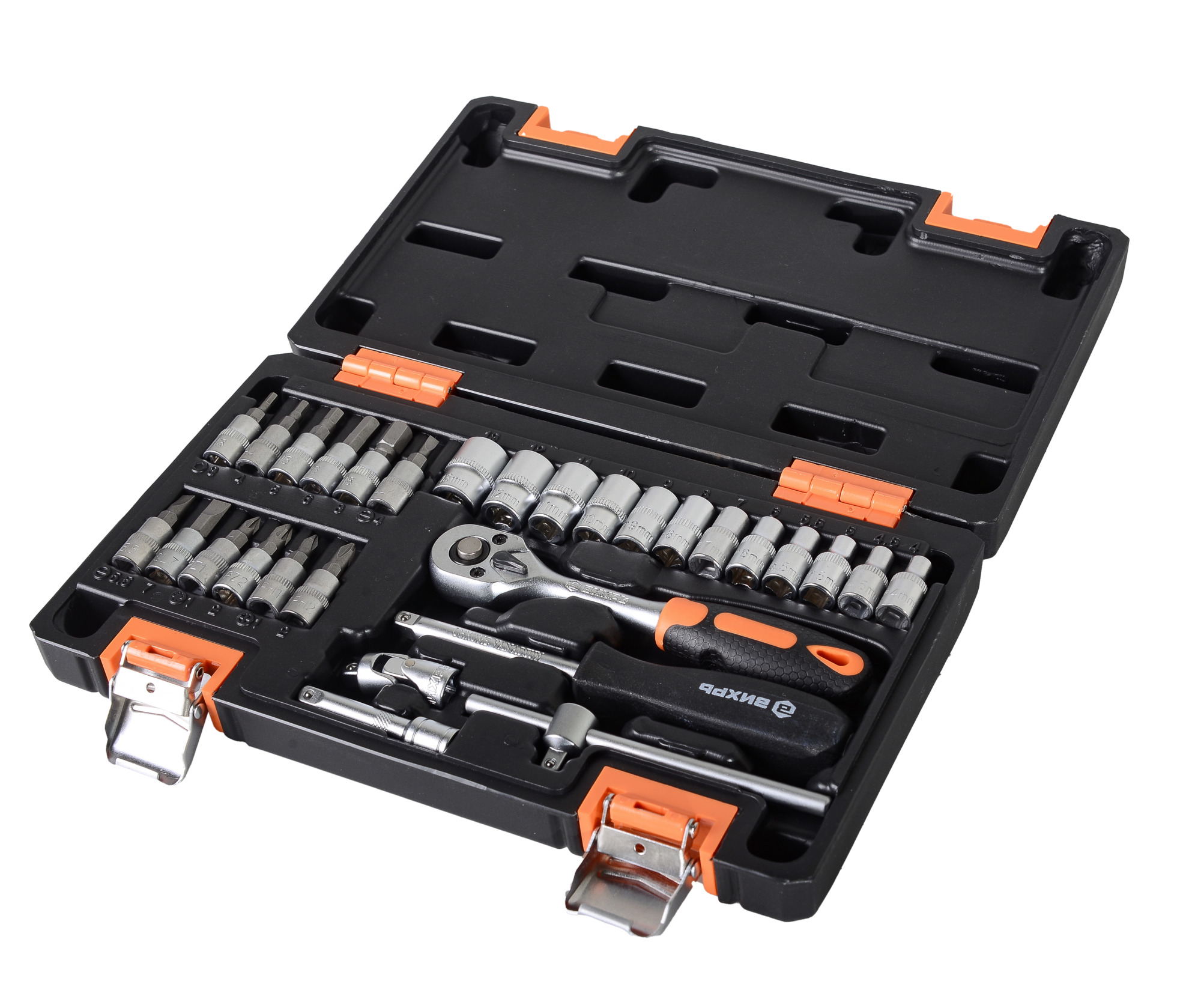 Набор инструментов, 1/4'' , CrV, в кейсе 29 предм '' Вихрь 73/6/7/1