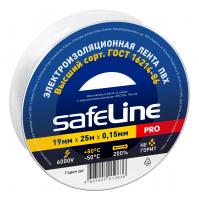 Изолента Safeline 19/25 белый SafeLine 9373