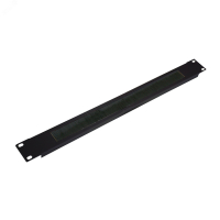 Огранизатор щеточный , крепление 19 1U, черный RAL 9005 NTSS NTSS-BO-1U-BL УТ000084737
