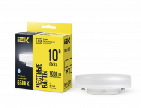 Лампа светодиодная T75 таблетка 10Вт 230В 6500К GX53 IEK LLE-T80-10-230-65-GX53