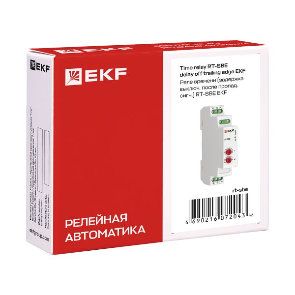 Реле времени (задержка выключ. после пропад. сигн.) PROxima EKF rt-sbe