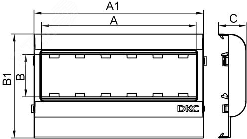 BRAVA Рамка-суппорт PDA-3BN 80 6 модулей DKC 10643