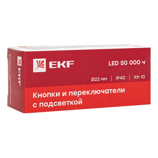 Переключатель BD21 2P c зеленой подсветкой 230В NO PROxima EKF xb2-bk21-g-230